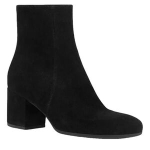 Aquatalia black suede booties
